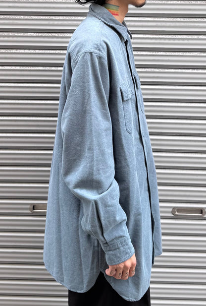 00's「L.L.Bean」無地ネルシャツ