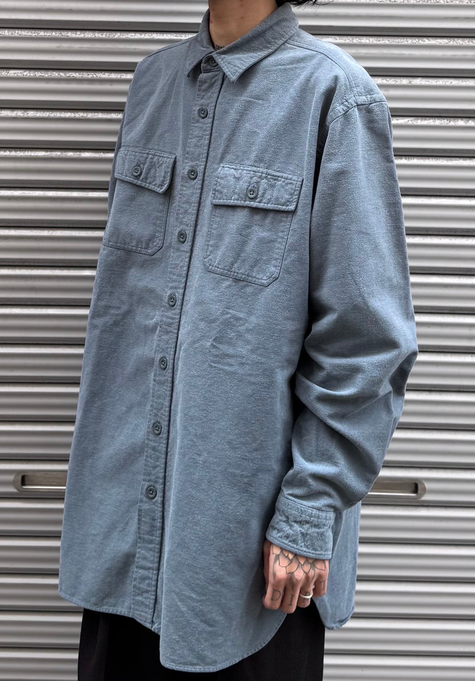 00's「L.L.Bean」無地ネルシャツ