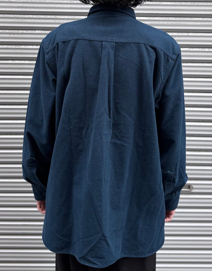 00's「L.L.Bean」無地ネルシャツ