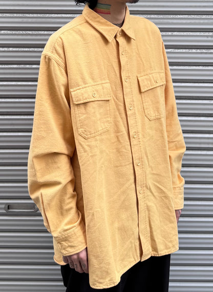 00's「L.L.Bean」無地ネルシャツ