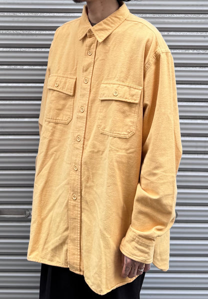 00's「L.L.Bean」無地ネルシャツ