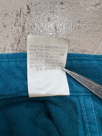 90’s「FIVE BROTHER」USA製　無地ネルシャツ