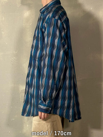 90's PATAGONIA「Native Stripe」ボタンダウンフランネルシャツ