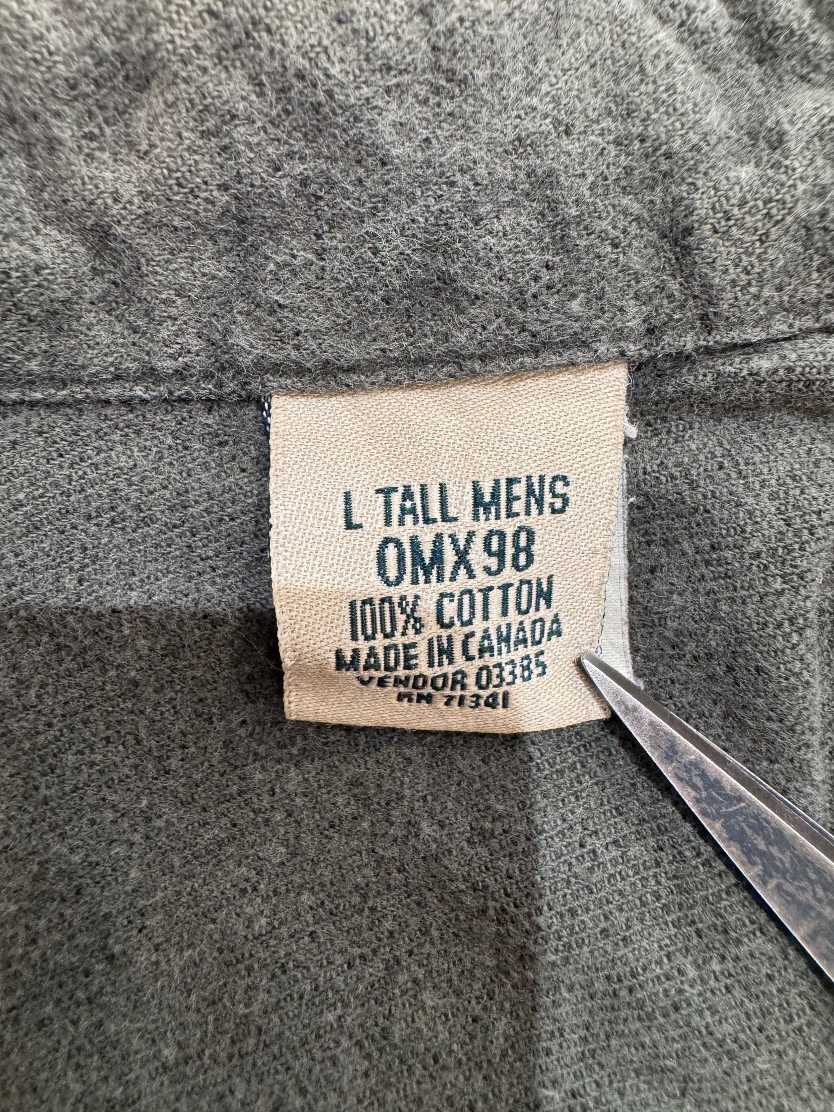 00's「L.L.Bean」無地ネルシャツ