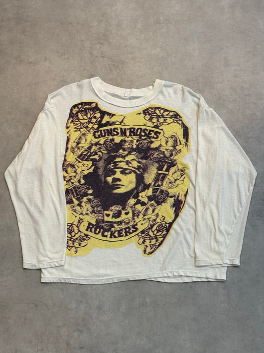 90's「Guns N’ Roses」グラフィック ロングスリーブTシャツ