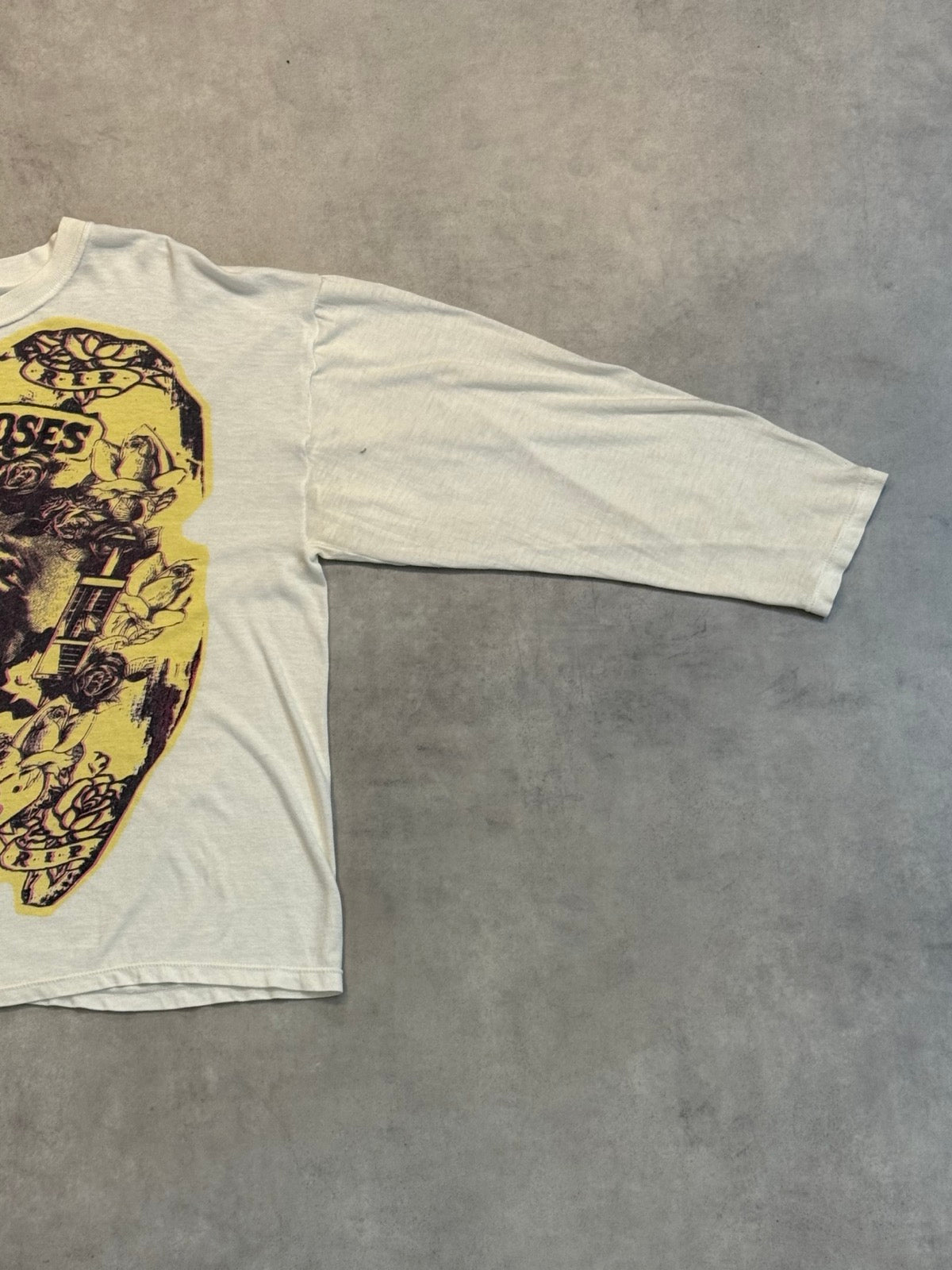 90's「Guns N’ Roses」グラフィック ロングスリーブTシャツ