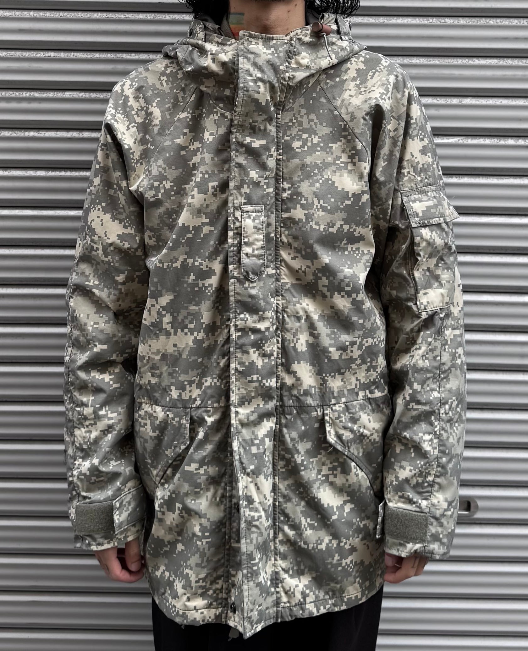 00’s「Digital camouflage military jacket」