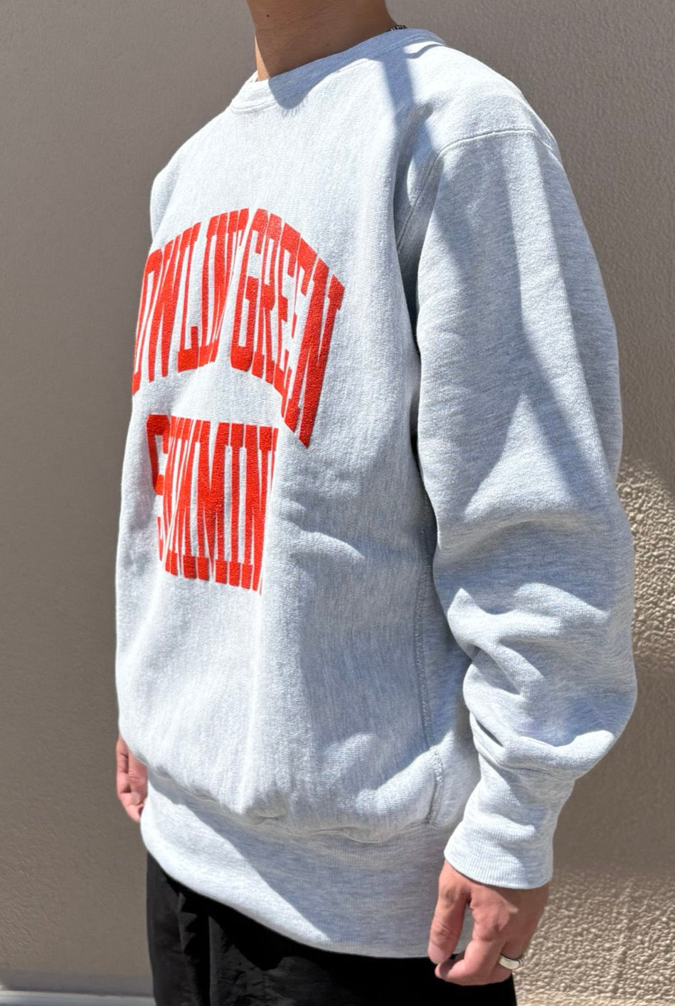 90‘s CHAMPION REVERSE WEAVE「BOWLING GREEN SWIMMING」USA製 スウェット