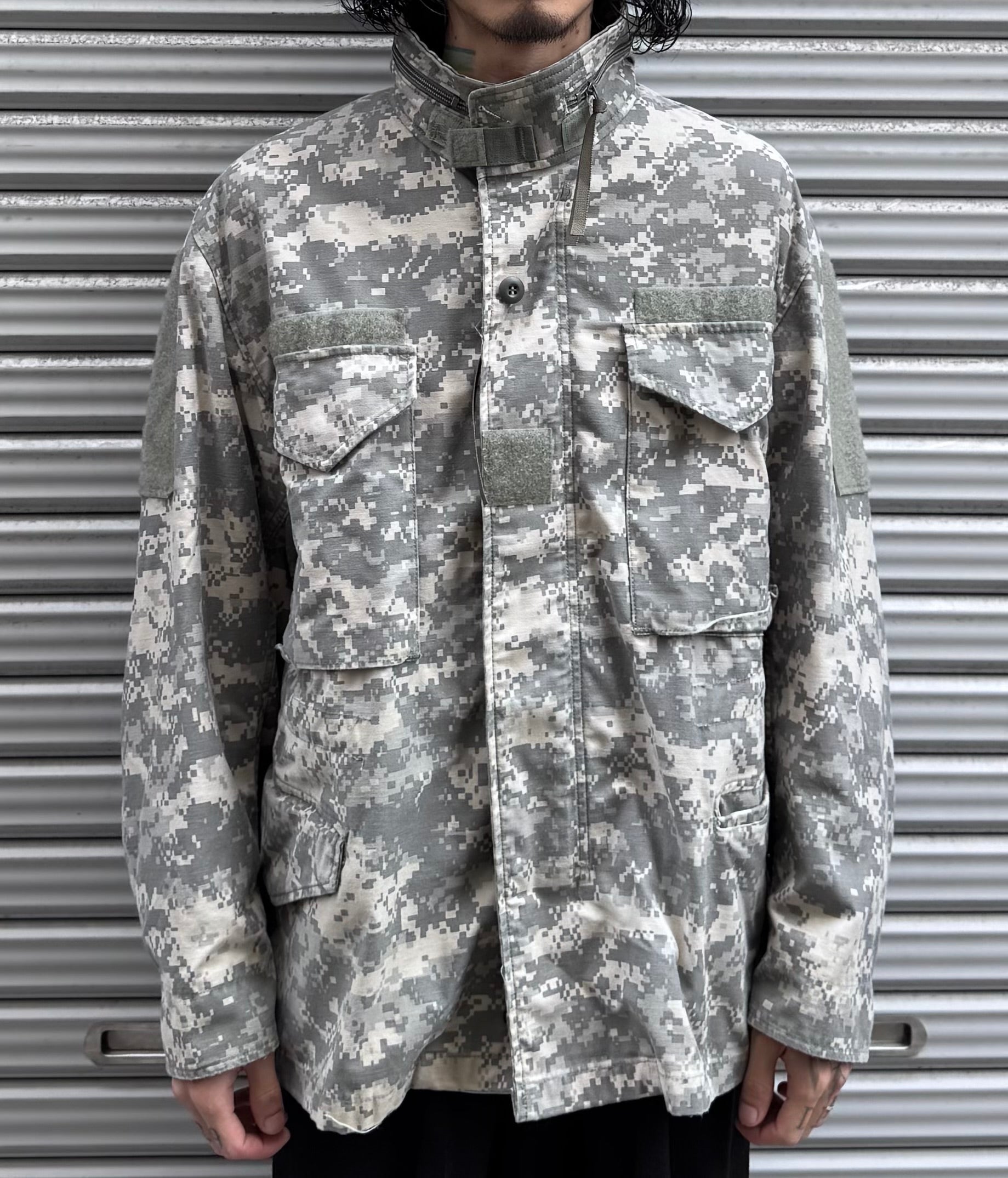 U.S. Army Men's Field Coat デジタル迷彩 Woodland Digital Camo M-65 Field Jacket with Liner