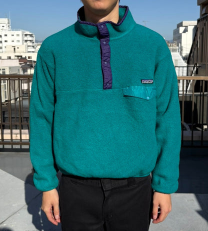 90's PATAGONIA「Synchilla Snap-T」フリースプルオーバー