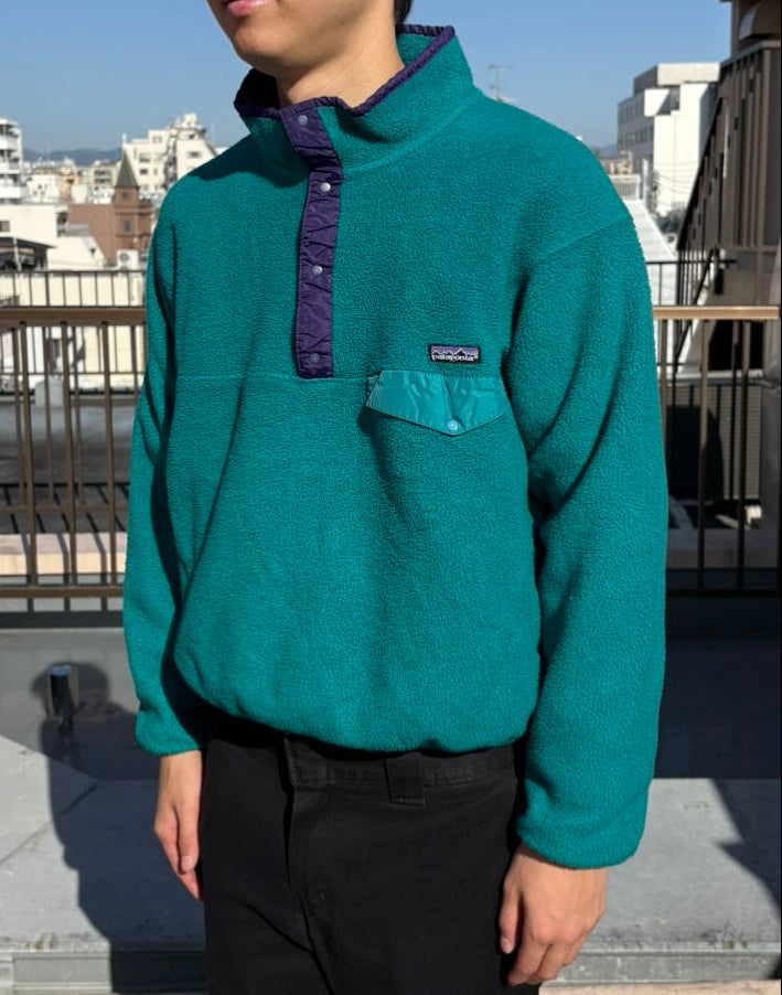 90's PATAGONIA「Synchilla Snap-T」フリースプルオーバー – FUJI STORE