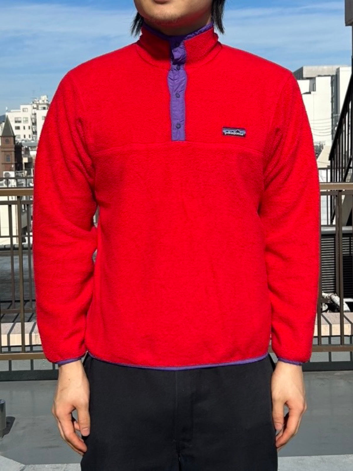 80's PATAGONIA「SYNCHILLA Snap-T 」USA製 フリースプルオーバー