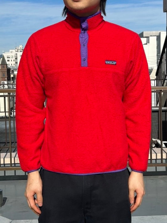 80's PATAGONIA「SYNCHILLA Snap-T 」USA製 フリースプルオーバー