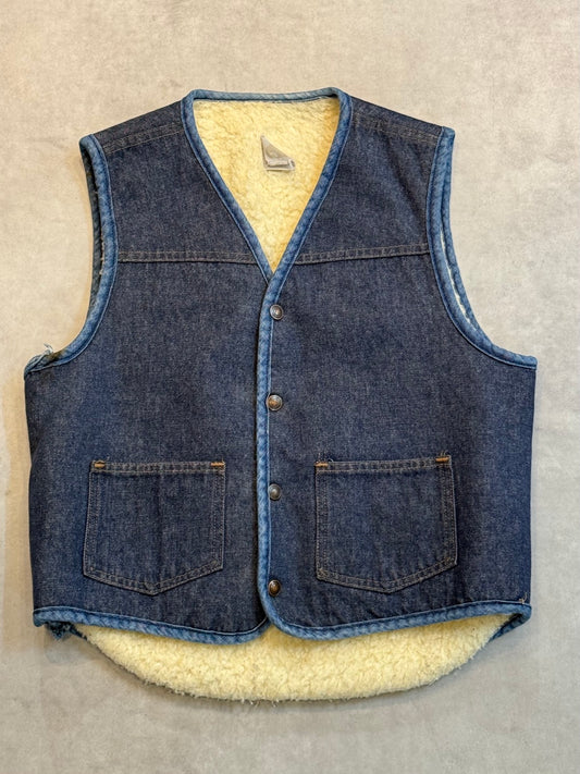 70's Carhartt デニム ボアライニング ベスト
