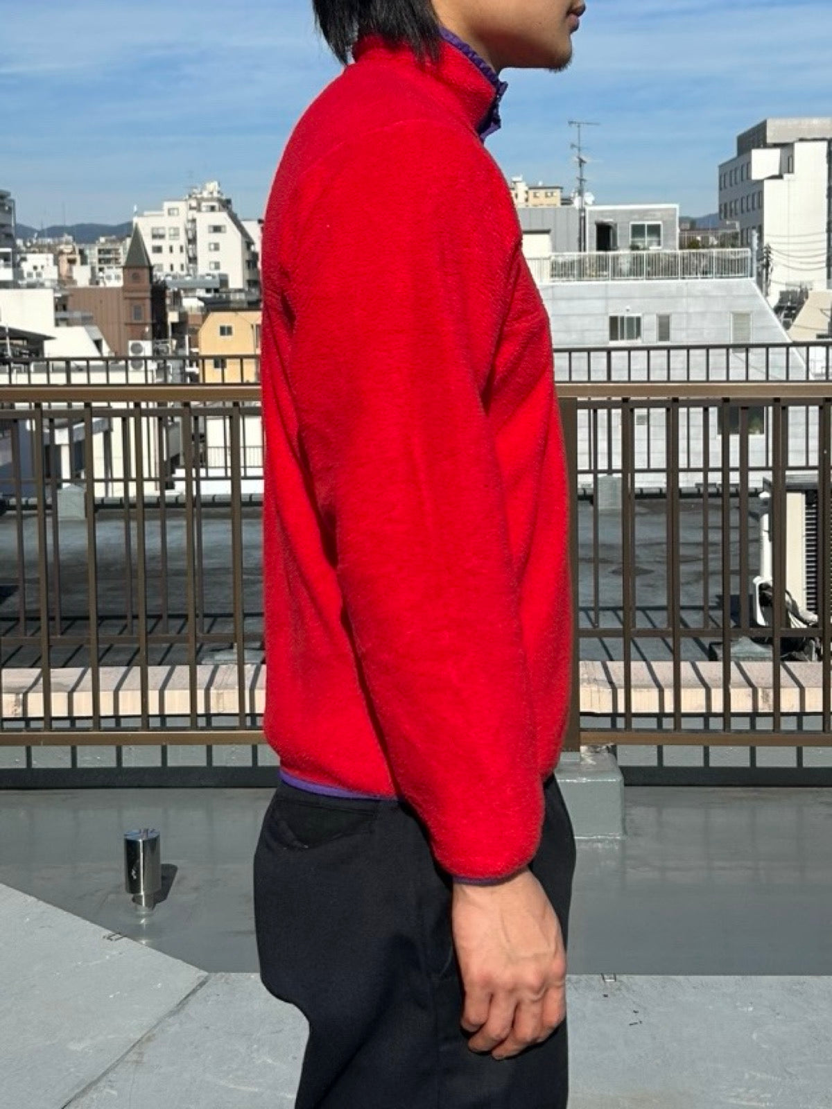 80's PATAGONIA「SYNCHILLA Snap-T 」USA製 フリースプルオーバー