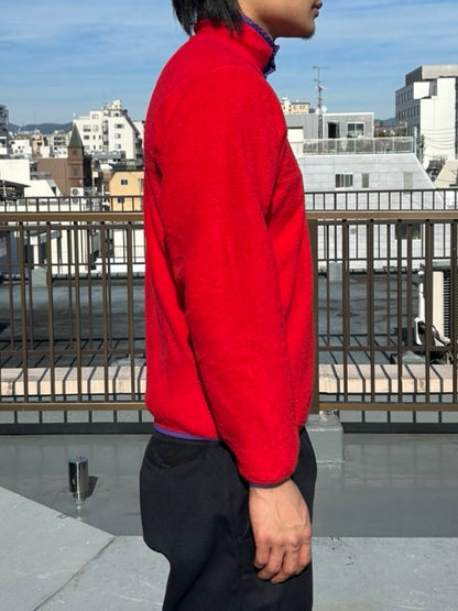 80's PATAGONIA「SYNCHILLA Snap-T 」USA製 フリースプルオーバー