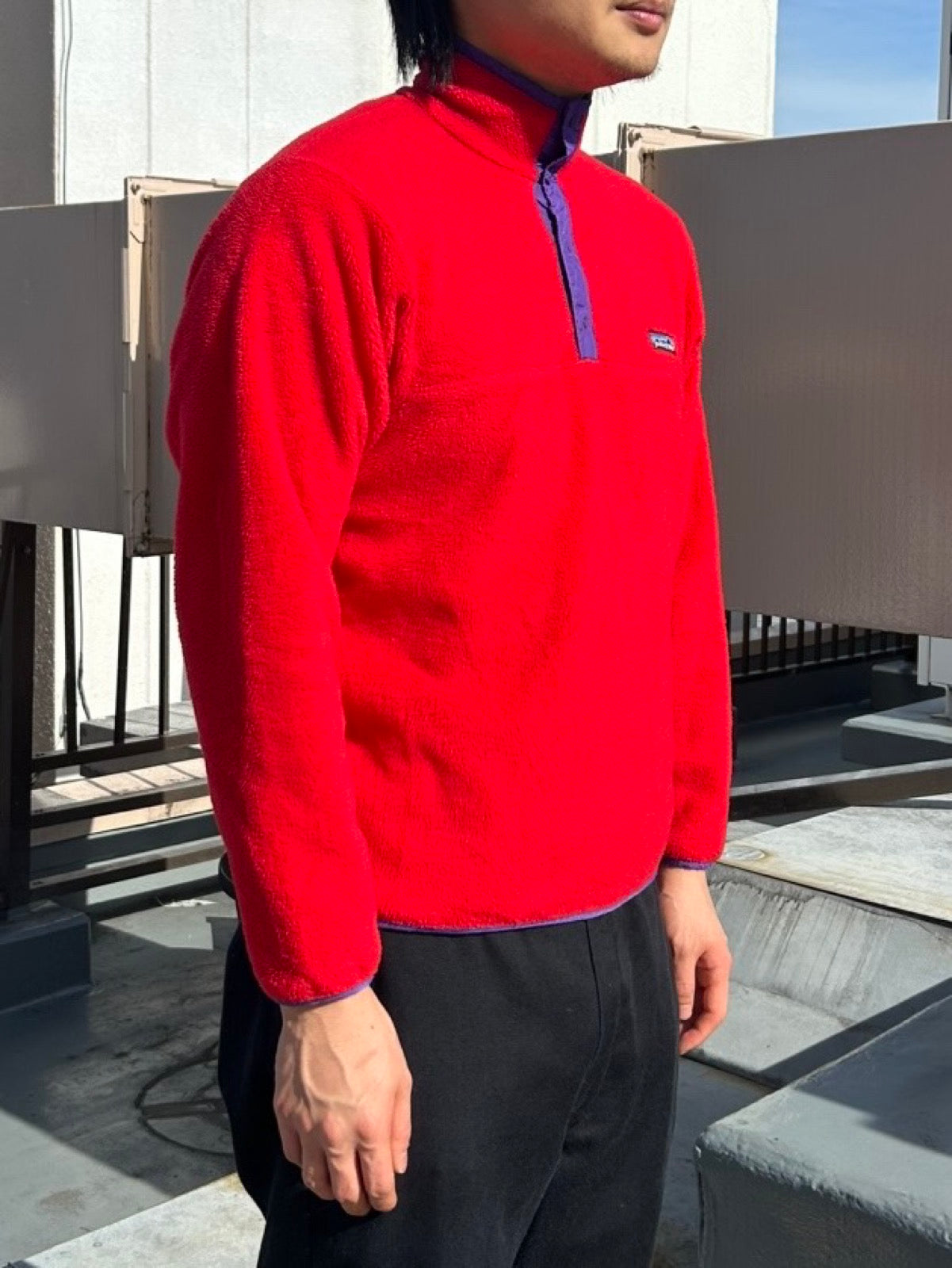 80's PATAGONIA「SYNCHILLA Snap-T 」USA製 フリースプルオーバー