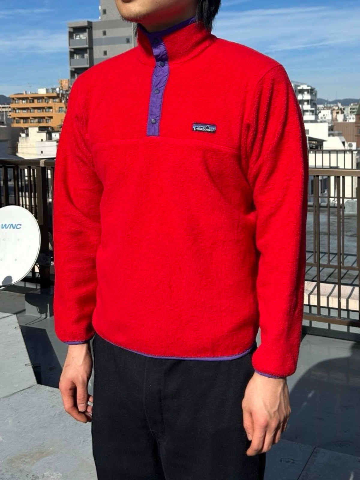 80's PATAGONIA「SYNCHILLA Snap-T 」USA製 フリースプルオーバー