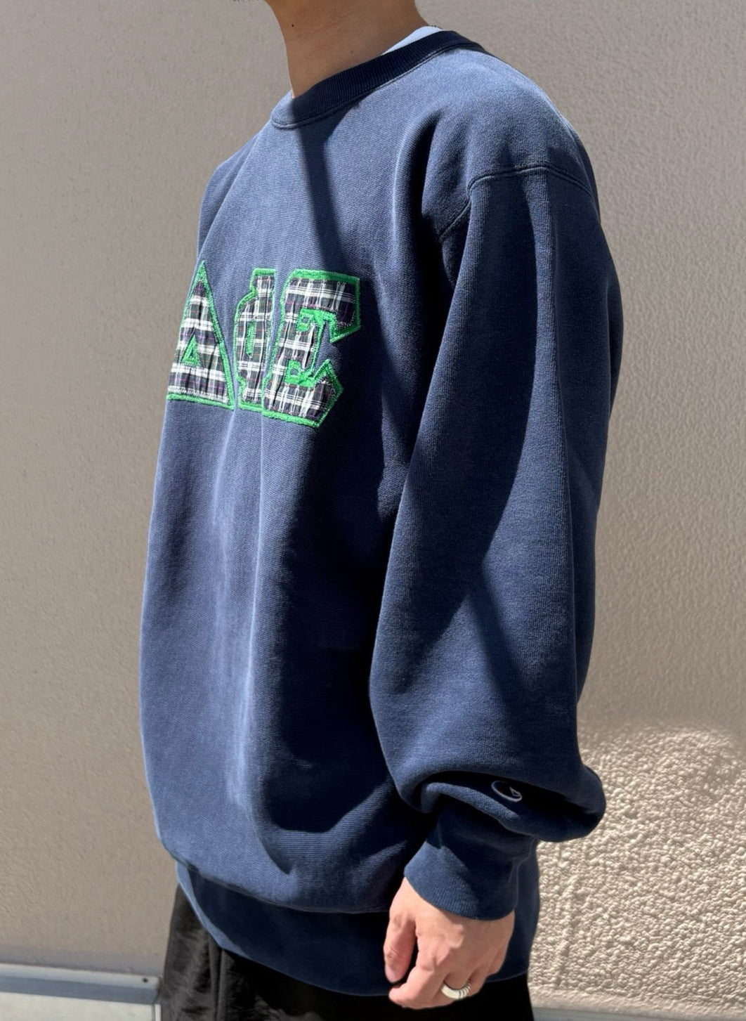 90‘s CHAMPION REVERSE WEAVE「ギリシャ文字 フラタニティ」USA製 スウェット