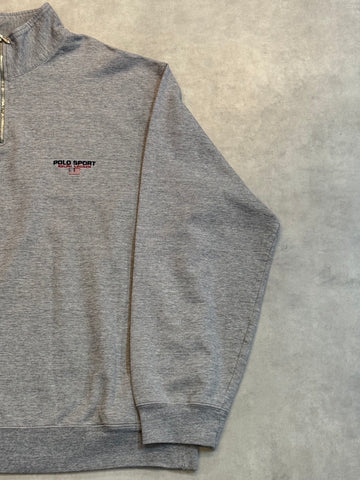 90's POLO SPORT 「HEAD OF THE CHARLES REGATTA」ハーフジップスウェット