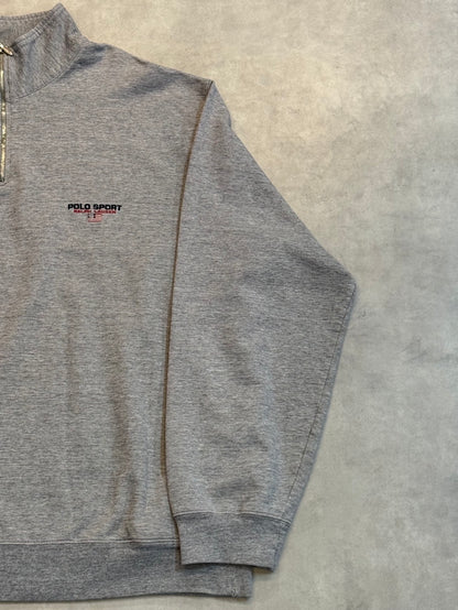90's POLO SPORT 「HEAD OF THE CHARLES REGATTA」ハーフジップスウェット