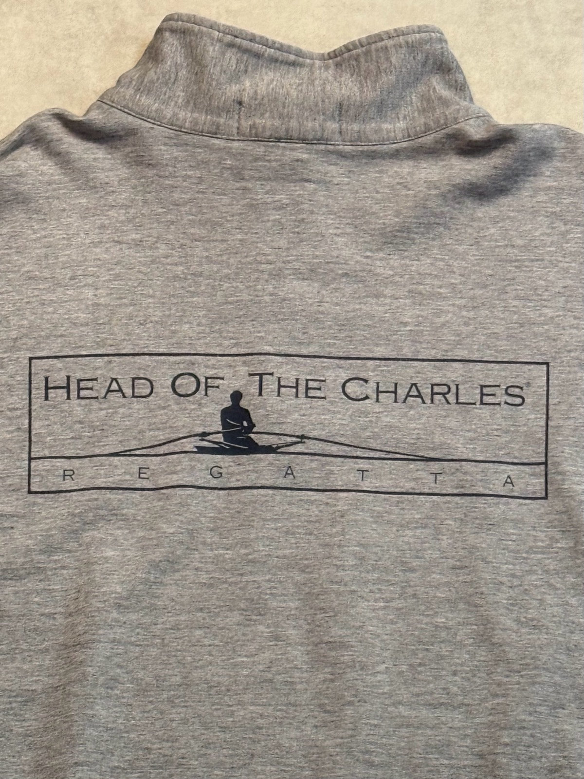 90's POLO SPORT 「HEAD OF THE CHARLES REGATTA」ハーフジップスウェット
