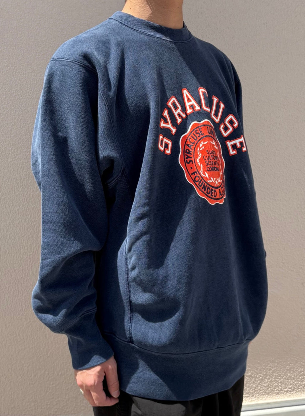 90‘s CHAMPION REVERSE WEAVE「SYRACUSE UNIVERSITY」USA製 スウェット
