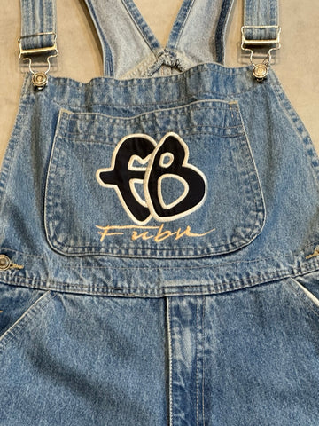 90's FUBU「USA製」デニムオーバーオール