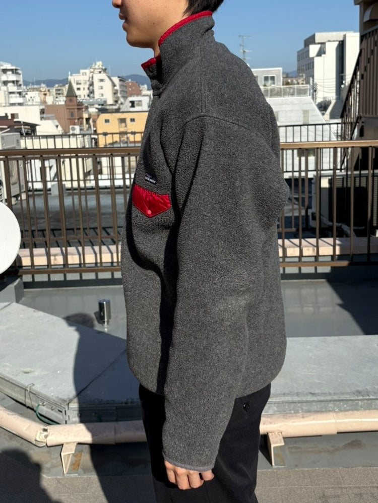 90's PATAGONIA 雪なし「Synchilla Snap-T」フリースプルオーバー