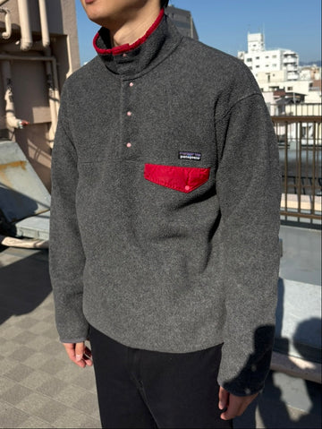 90's PATAGONIA 雪なし「Synchilla Snap-T」フリースプルオーバー