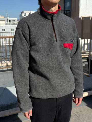 90's PATAGONIA 雪なし「Synchilla Snap-T」フリースプルオーバー