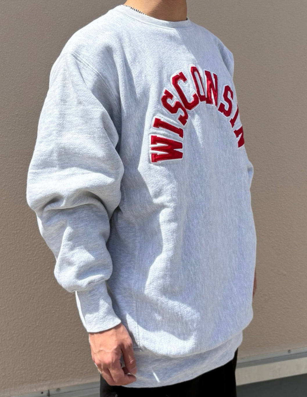 90‘s CHAMPION REVERSE WEAVE「WISCONSIN」USA製 スウェット