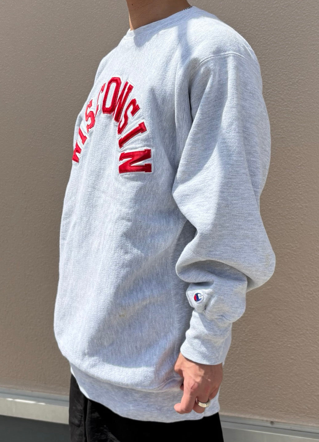 90‘s CHAMPION REVERSE WEAVE「WISCONSIN」USA製 スウェット
