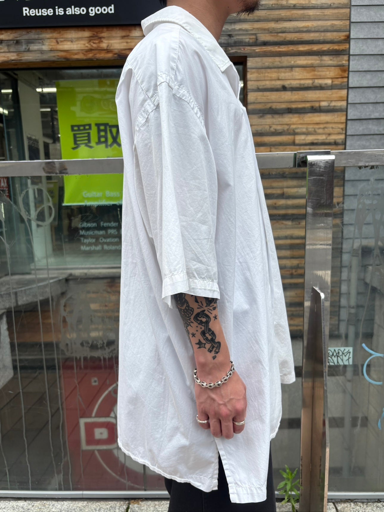 00's RALPH LAUREN「CLAYTON」オープンカラーシャツ