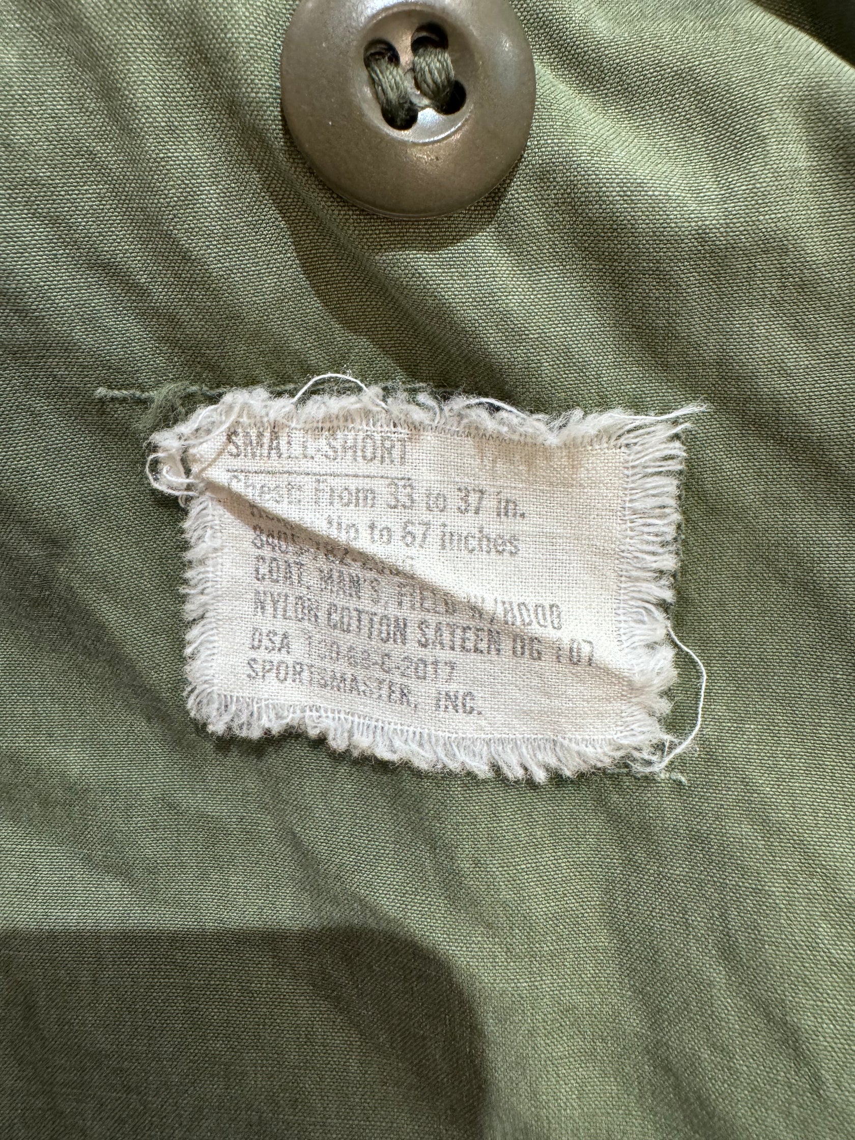 60’s US ARMY「M-65 Field Jacket 2nd」アルミジップ