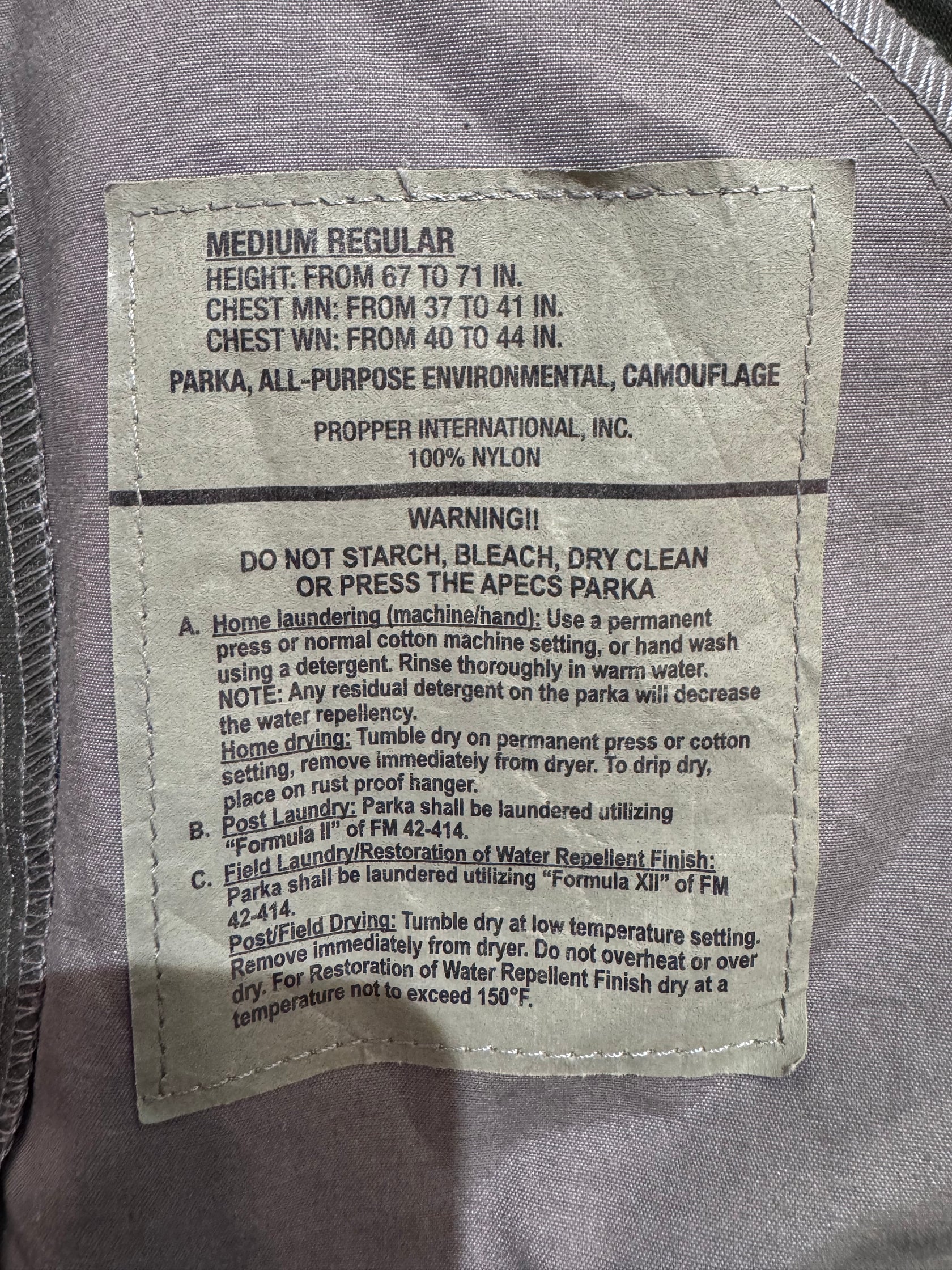 00's USAF「APEC Parka」