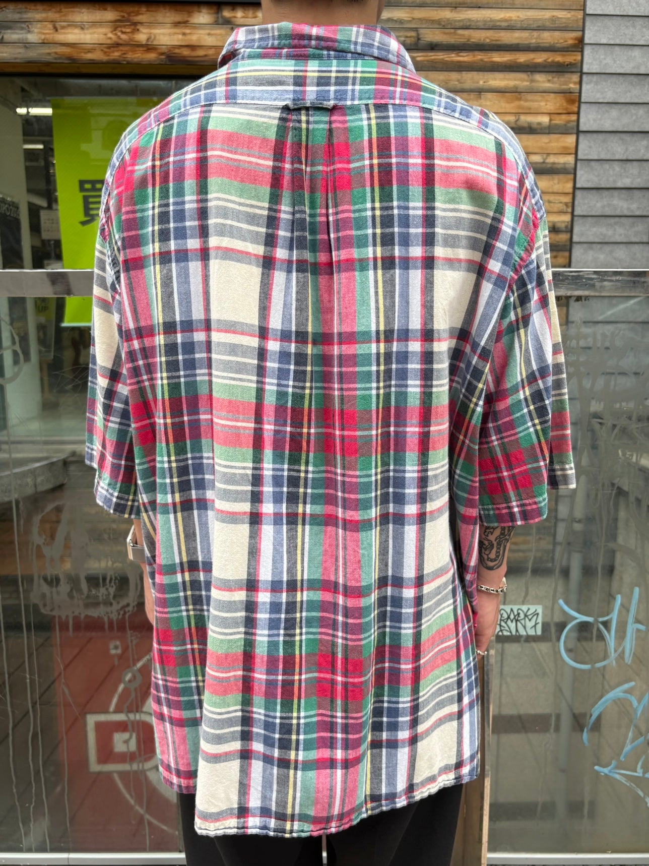 90's RALPH LAUREN「CALDWELL」オープンカラーシャツ