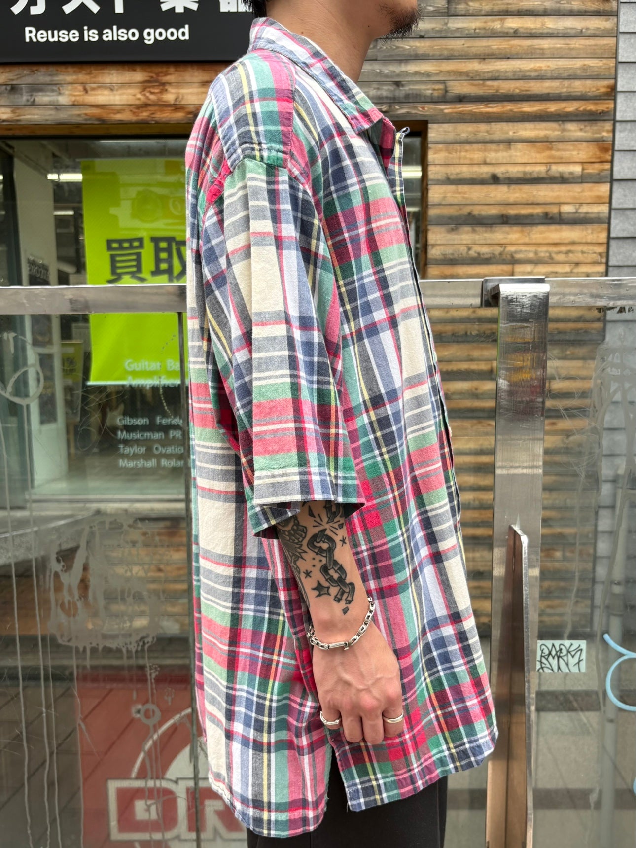 90's RALPH LAUREN「CALDWELL」オープンカラーシャツ