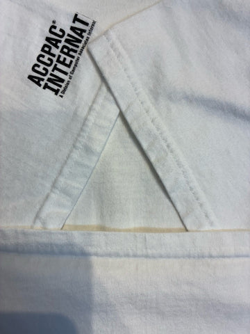 00's「SIMPLY ACCOUNTING」USA製　企業Tシャツ
