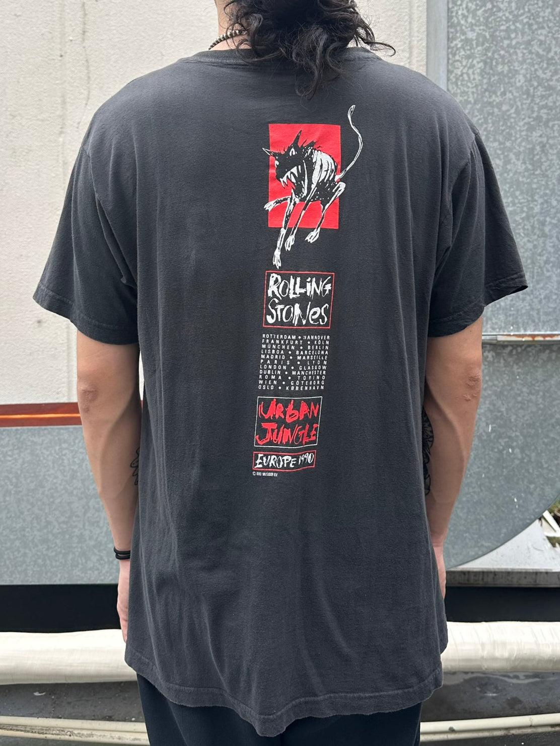 90's ROLLING STONES 「Urban Jungle White Fits」バンドTシャツ