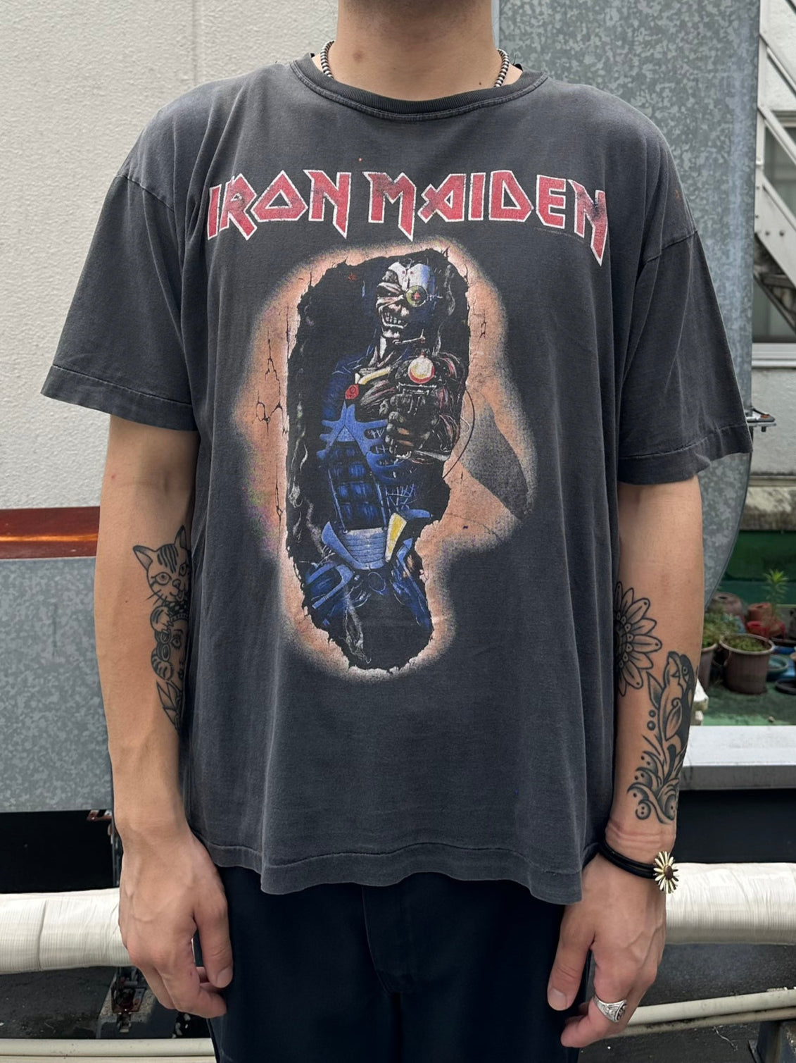 90's IRON MAIDEN「Eddie the Head」バンドTシャツ