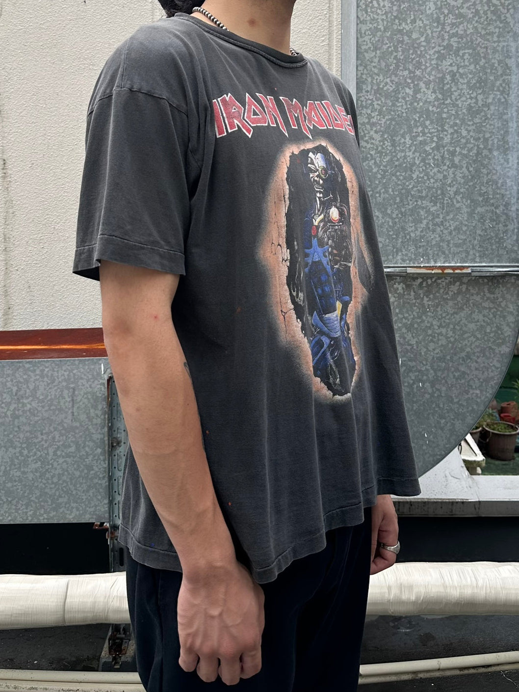 90's IRON MAIDEN「Eddie the Head」バンドTシャツ
