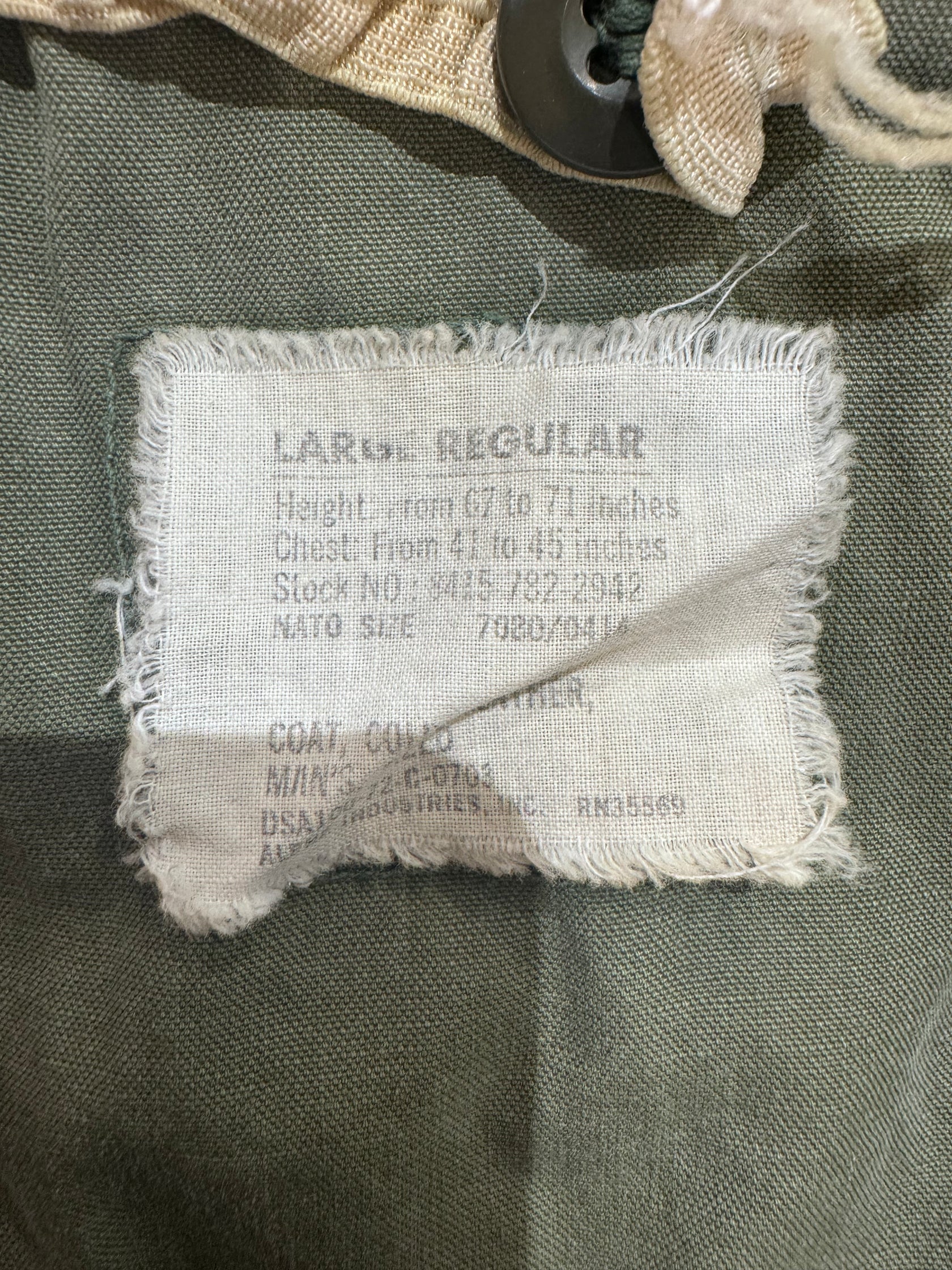 70’s US ARMY「M-65 Field Jacket 3rd」ブラスジップ