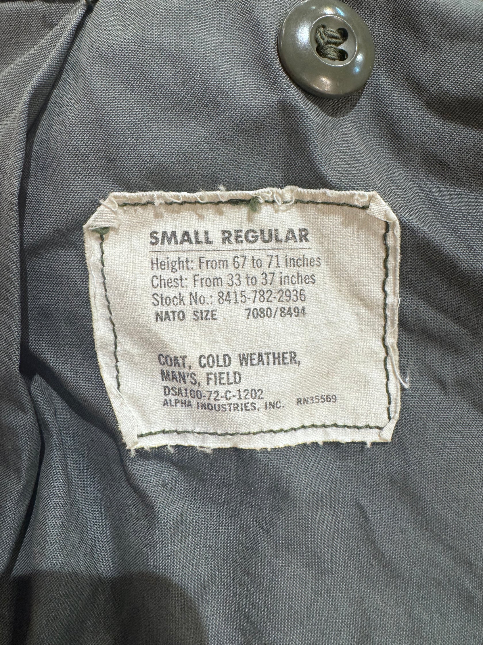 70’s US ARMY「M-65 Field Jacket 3rd」ブラスジップ