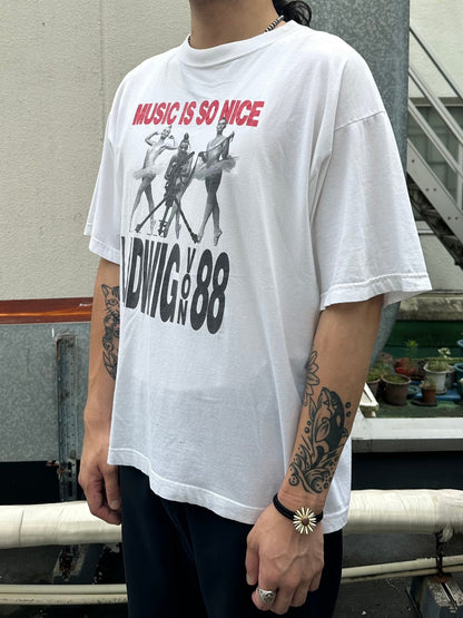 90's LUDWIG VON 88「Music so Nice」バンドTシャツ