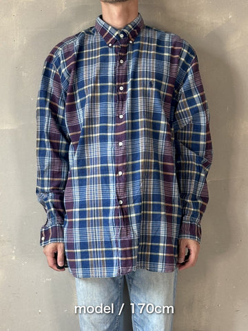 90's RALPH LAUREN「MCMEEL」長袖シャツ