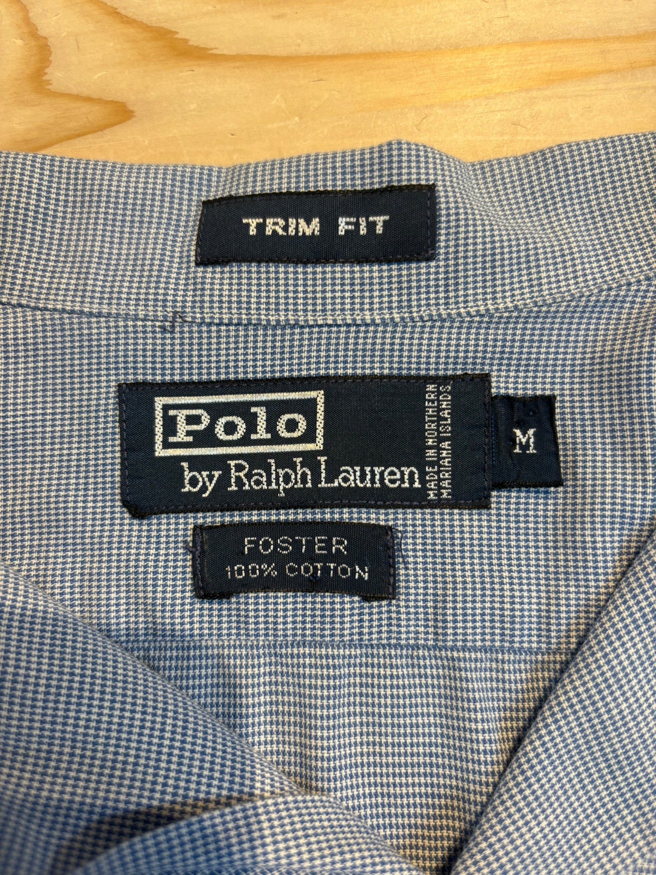 00's RALPH LAUREN「FOSTER」オープンカラーシャツ