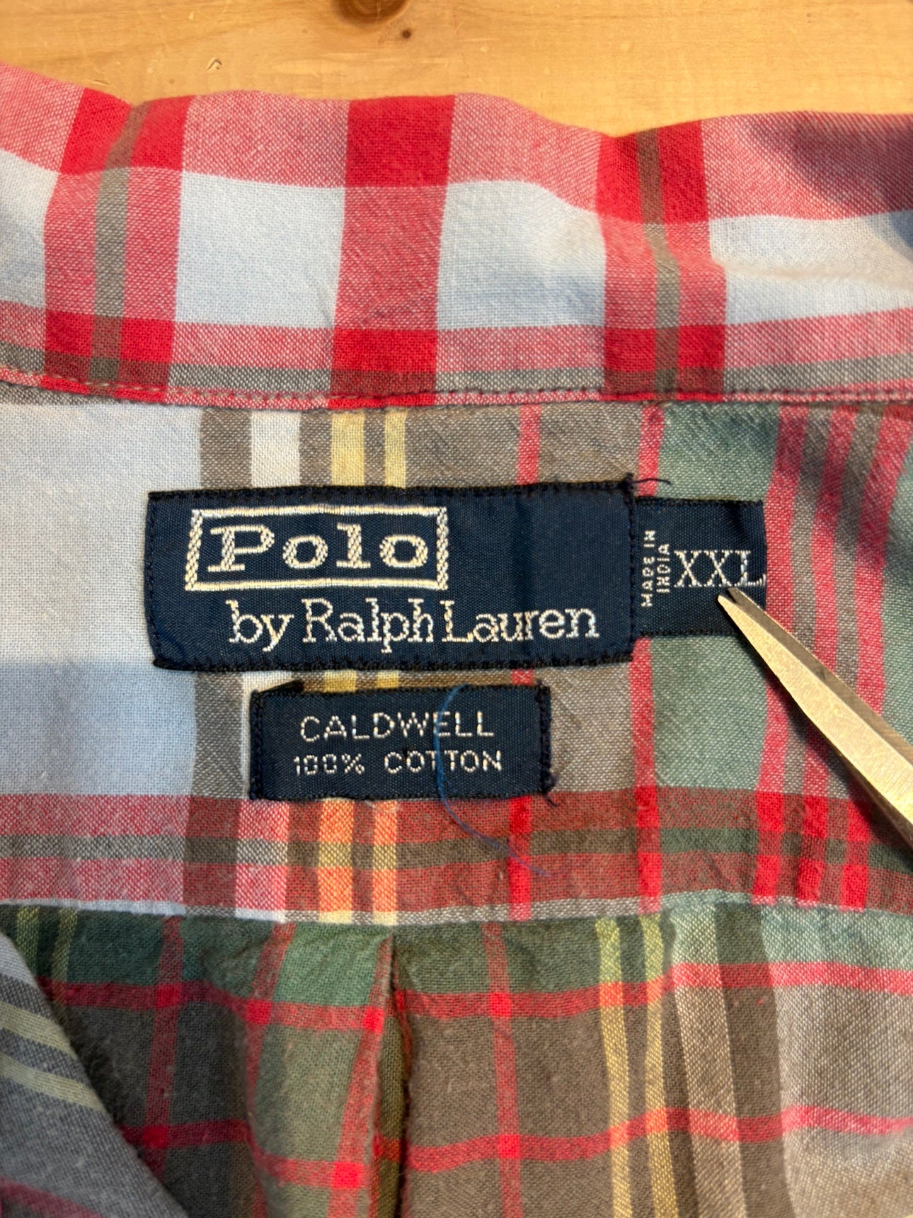 90's RALPH LAUREN「CALDWELL」オープンカラーシャツ