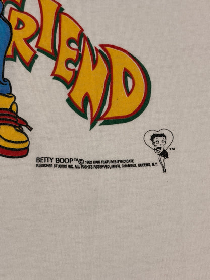 90's BETTY BOOP「Hey Girlfriend」キャラクターTシャツ