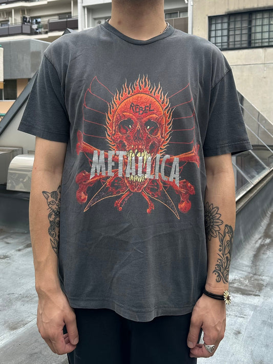 90's METALLICA 「Rebel skull」バンドTシャツ